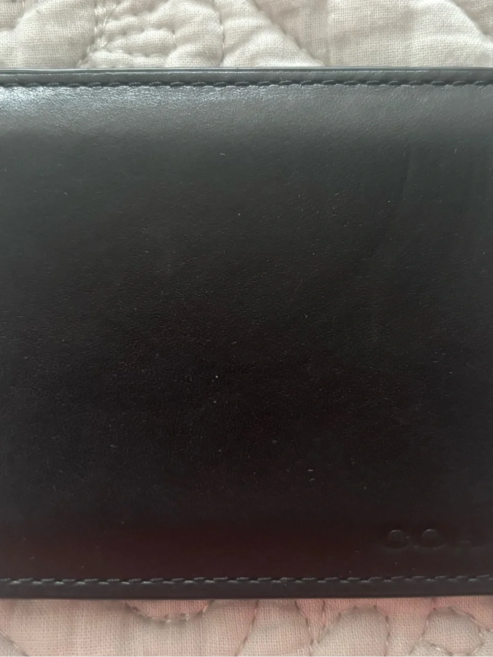 Coach Men's Black Bifold Wallet w/ ID Photo Window, Credit Card Slots Coach Logo